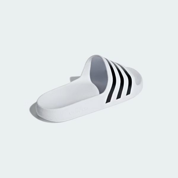 sandalias-Adidas-Adilette-Aqua-F35539-color blanco con rayas color negro