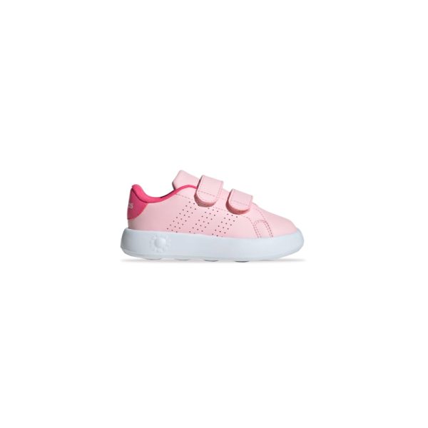 zapatillas-Adidas-Advantage-ID5282-color rosado con color blanco