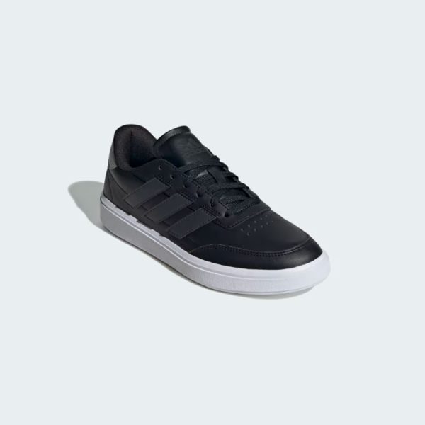 zapatillas-adidas-courtblock-IF6492-color negro con rayas plomo oscuro