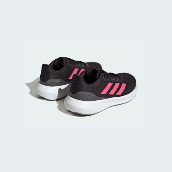 zapatillas-adidas-runfalcon-3-lace-shoes-HP5838-color negro a rayas color rojo