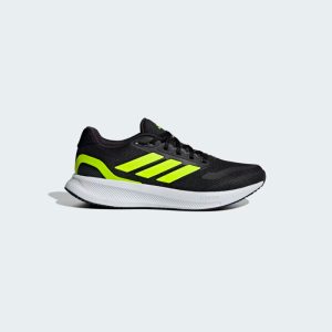 Zapatillas-Adidas-Running-Runfalcon-5-IE8814-openshopperu-color negro a rayas color verde florescente