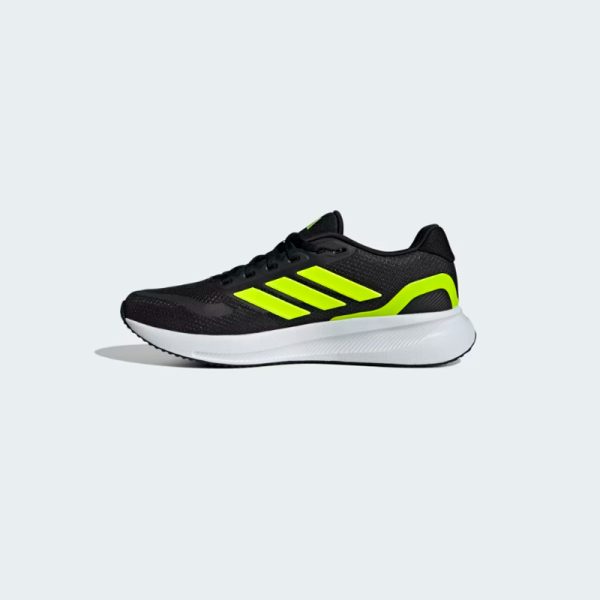 Zapatillas-Adidas-Running-Runfalcon-5-IE8814-openshopperu-color negro a rayas color verde florescente