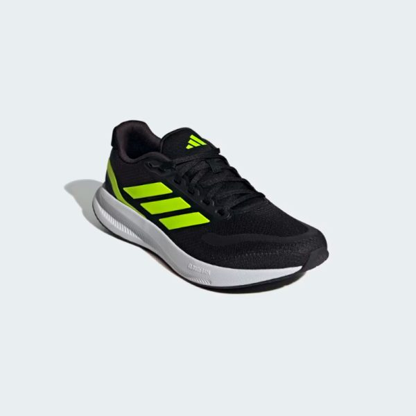 Zapatillas-Adidas-Running-Runfalcon-5-IE8814-openshopperu-color negro a rayas color verde florescente