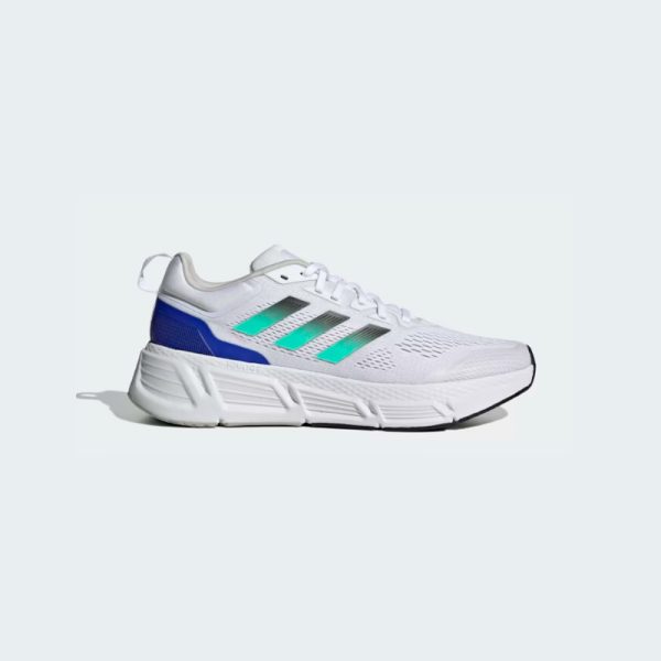 Zapatillas-Adidas-Questar-HP2437-openshopperu-color blanco con rayas color azul y verde