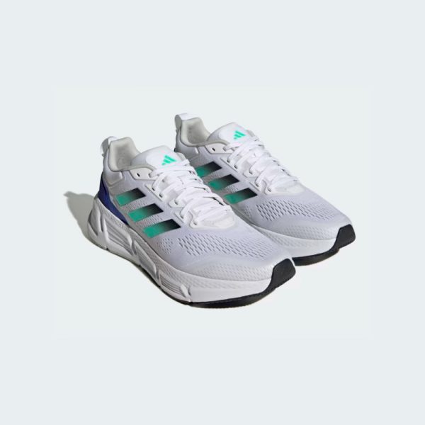 Zapatillas-Adidas-Questar-HP2437-openshopperu-color blanco con rayas color azul y verde